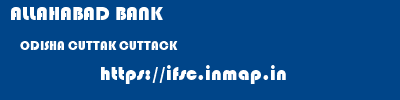 ALLAHABAD BANK  ODISHA CUTTAK CUTTACK   ifsc code